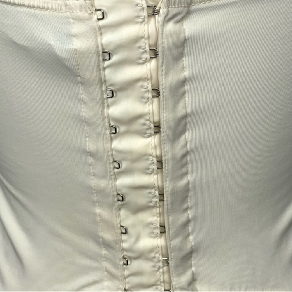 RARE NWT VTG 90s Y2K La Perla Bridal Ivory Lace Bustier Corset 36B Garter Straps - Picture 9 of 15
